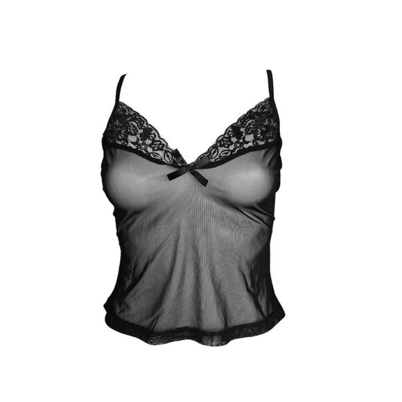 90s vintage goth mesh cami - Picture 1 of 6